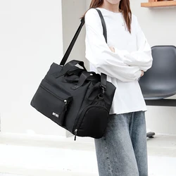 Bolsa deportiva de lona con compartimento para zapatos - Gimnasio y aire libre
