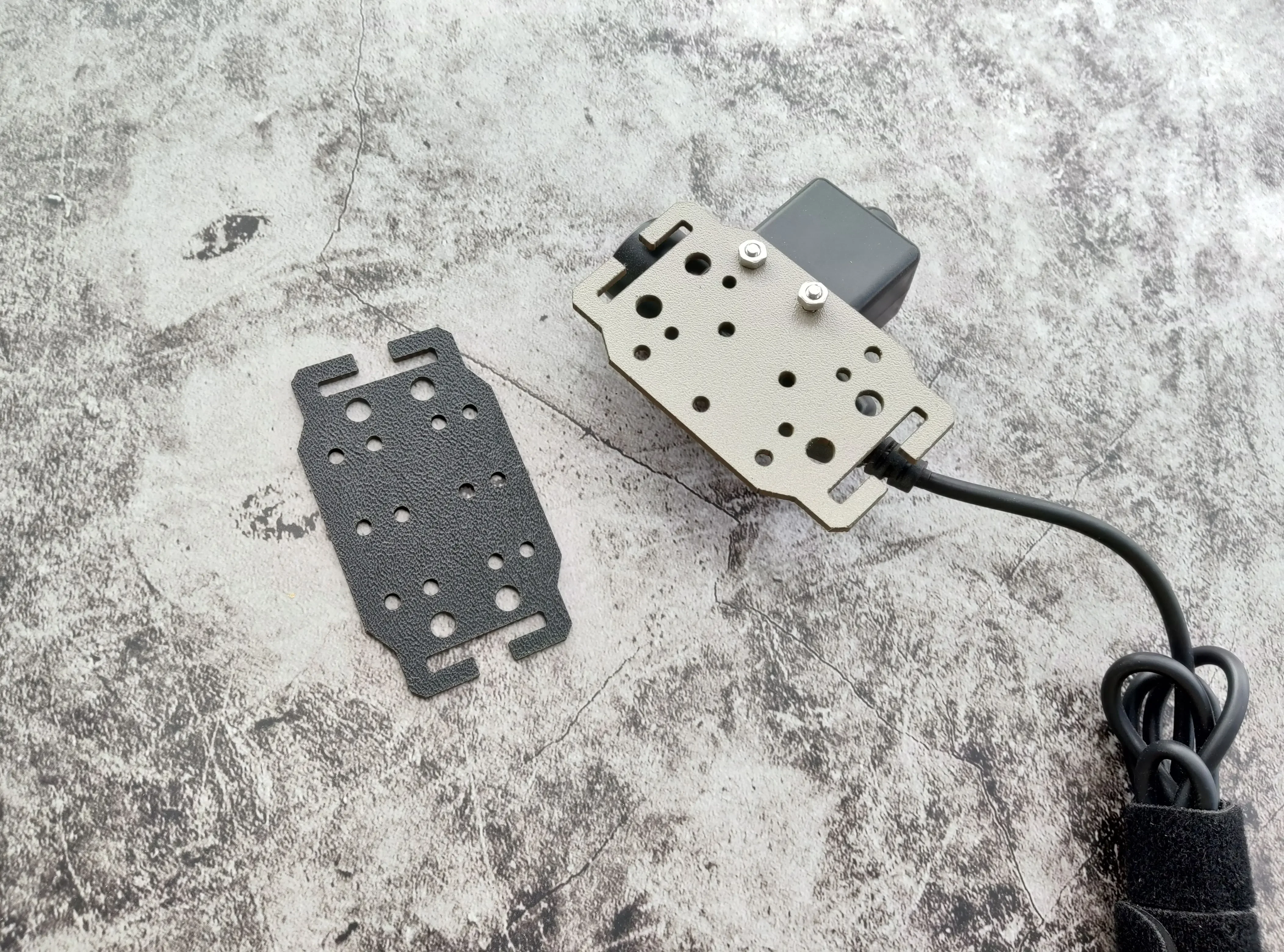 Adaptador de placa fija de soporte PTT de radio múltiple táctico U94/V20/V60 para placa de expansión PTT FCPC V5/AVS /V60/X50 estilo AXL - imagen 3