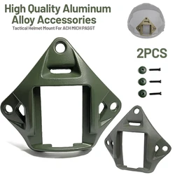 Casco táctico de nailon NVG, adaptador de visión nocturna compatible con soporte FAST MICH, accesorios para cascos de equitación CS, 2 uds.