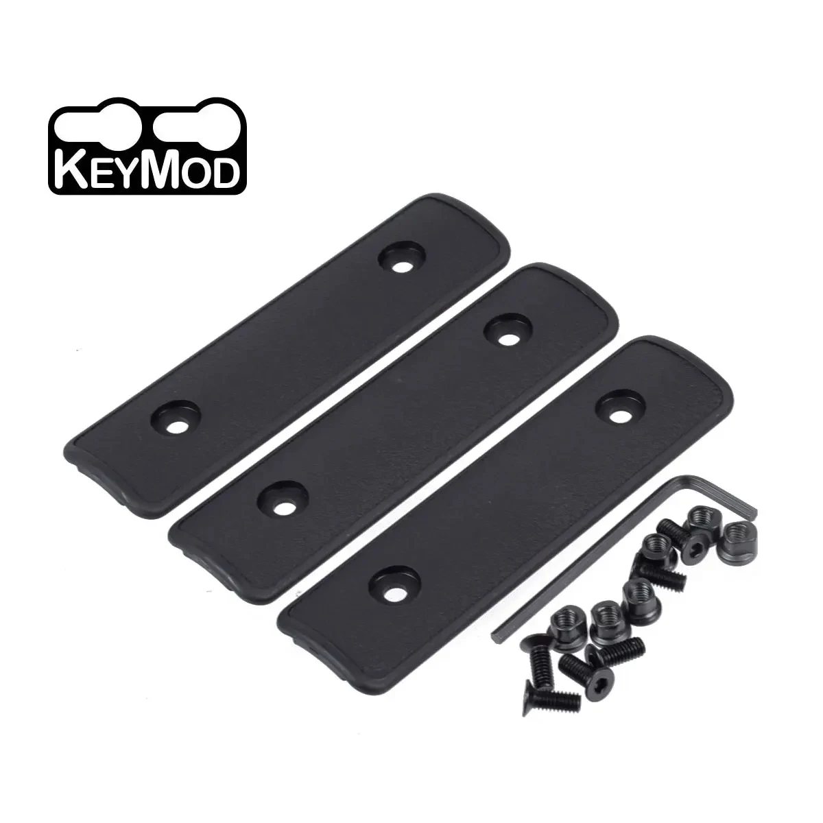 Keymod-cubierta de riel para Rifle, airsoft, caza, sistema de riel Keymod, accesorios de montaje para pistola, Protector de mano antideslizante, previene quemaduras de nailon - imagen 4