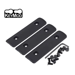 Cubierta riel Keymod antideslizante previene quemaduras rifle airsoft