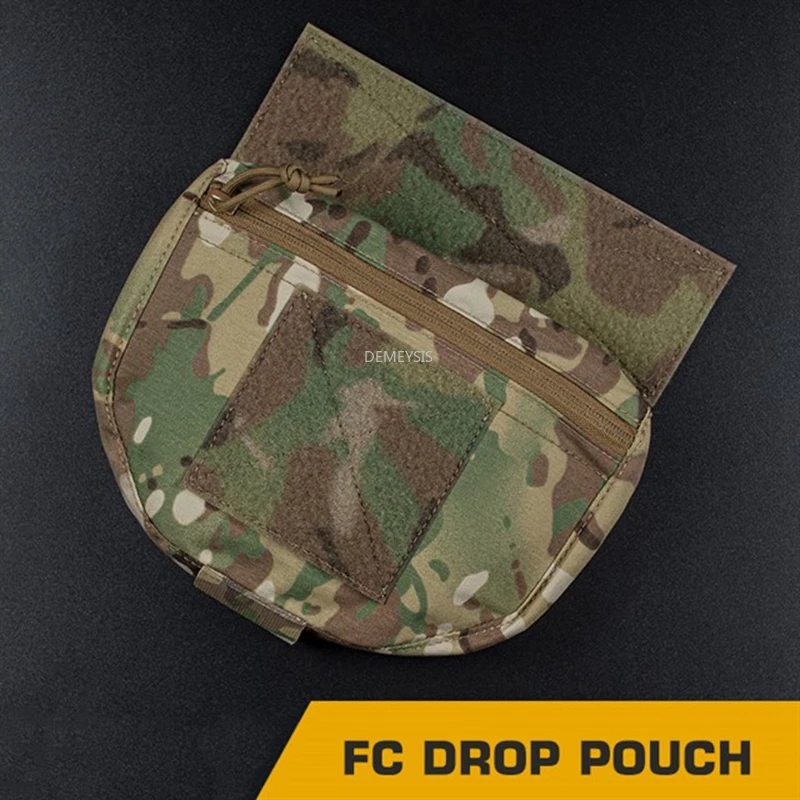 Chaleco táctico Sub Abdominal, bolsa de tiro al aire libre, bolsa colgante Raid Drop, CS Wargame, caza, acceso rápido, bolsa para el vientre