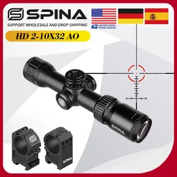 Mira táctica SPINA 2-10x32 LPVO gran angular con paralaje infinito