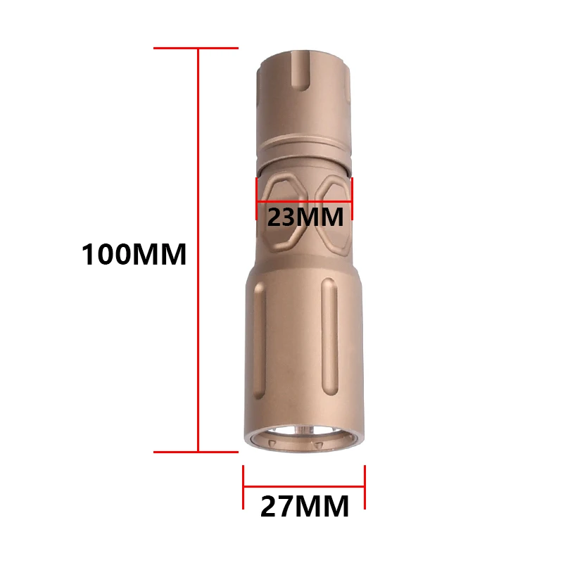 WADSN PLHv2 Linterna Táctica Metal 1000 Lúmenes para Caza y Combate - imagen 2