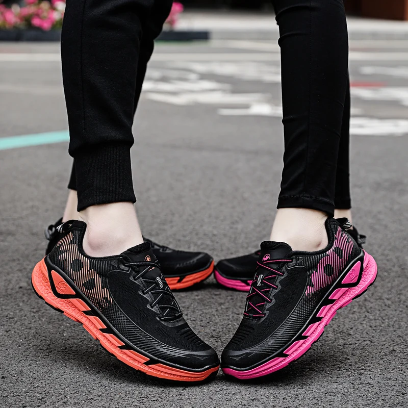 Zapatos informales MERRTO para hombre y mujer, zapatillas ligeras transpirables para correr, zapatillas deportivas antideslizantes que absorben los golpes para correr - imagen 4