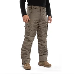 Pantalones tácticos invierno hombre camuflaje algodón grueso frío