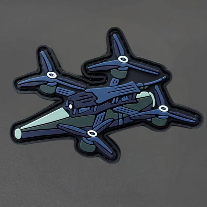 Parche militar PVC UAV táctico para chaleco y mochila - imagen 4