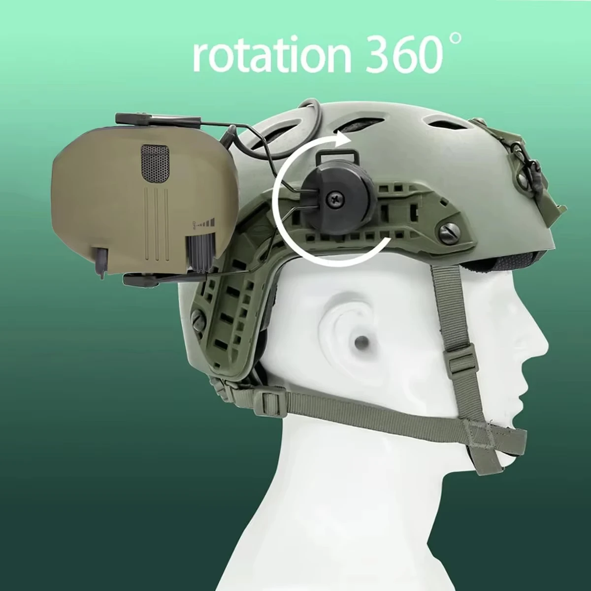 Auriculares de tiro electrónicos para casco - Protección auditiva - imagen 4