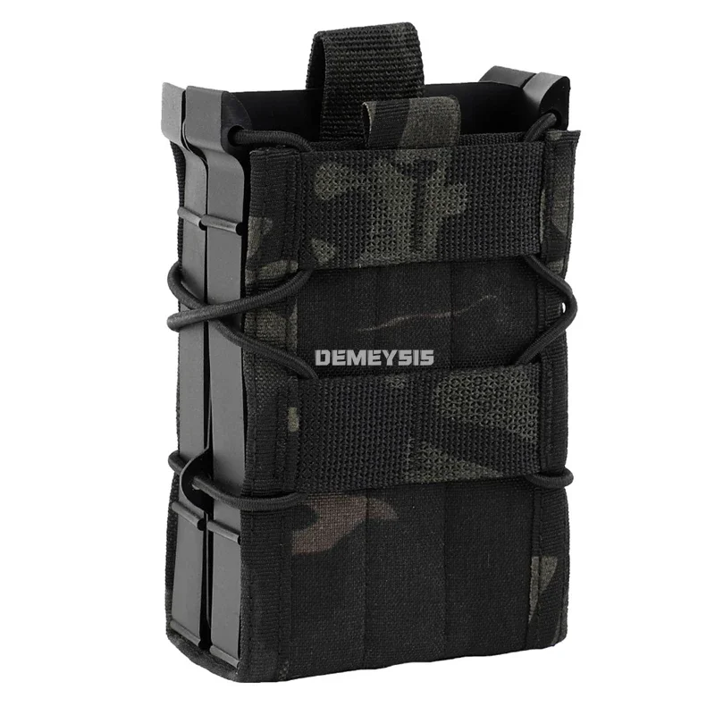 Bolsa táctica doble para revistas, bolsas Mag para Paintball Airsoft M4 para AK 7,62 5,56, bolsa para revistas de Rifle, bolsa de cintura para caza - imagen 4