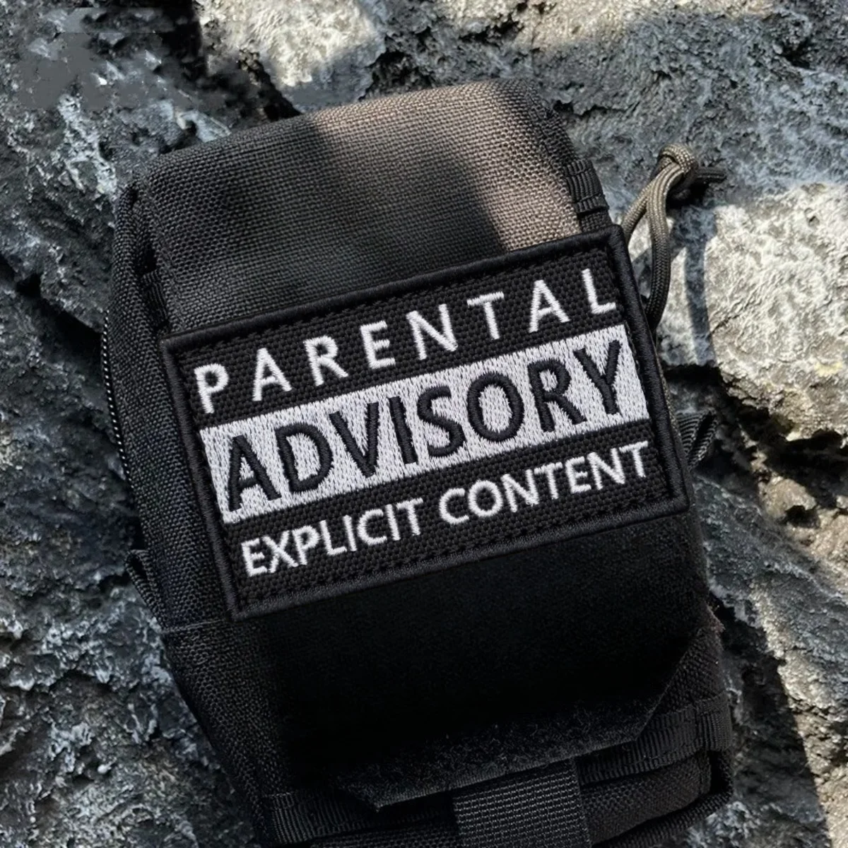 Parche bordado de moral táctica "Avisorio Parental", parche de gancho y bucle, insignia del ejército militar, brazalete, mochila, chaleco, pegatinas - imagen 3