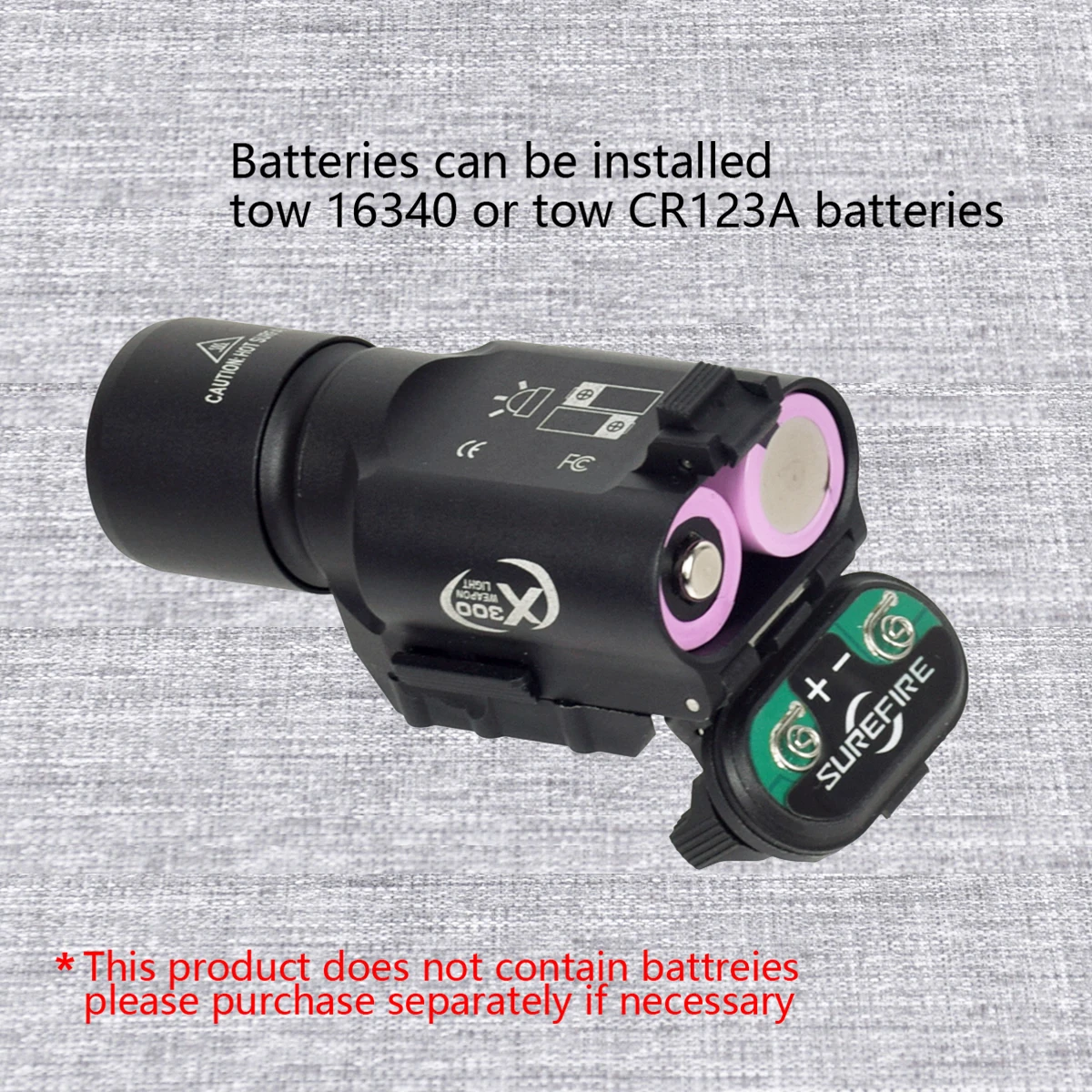 SureFire táctico X300 X300U Ultra X300V XH35 pistola de Metal luz LED estroboscópica compatible con riel de 20mm arma Airsoft linterna de caza - imagen 4