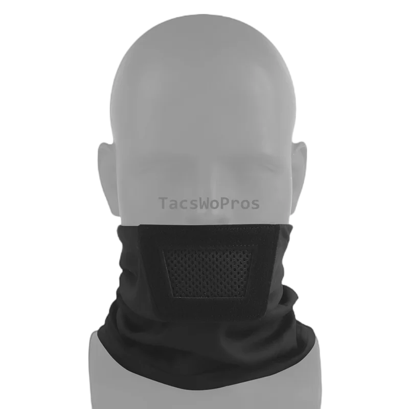 Airsoft combate media cara Maks pasamontañas al aire libre capucha de cabeza media máscara protectora plegable para entrenamiento de tiro táctico - imagen 2