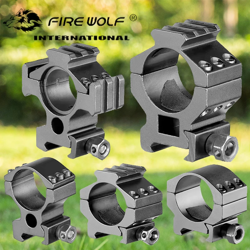 Nuevo soporte de alcance, anillo de 30Mm, perfil bajo resistente, 6 pernos, riel Picatinny de 20Mm con llave hexagonal para linternas láser de pistola M16 - imagen 2