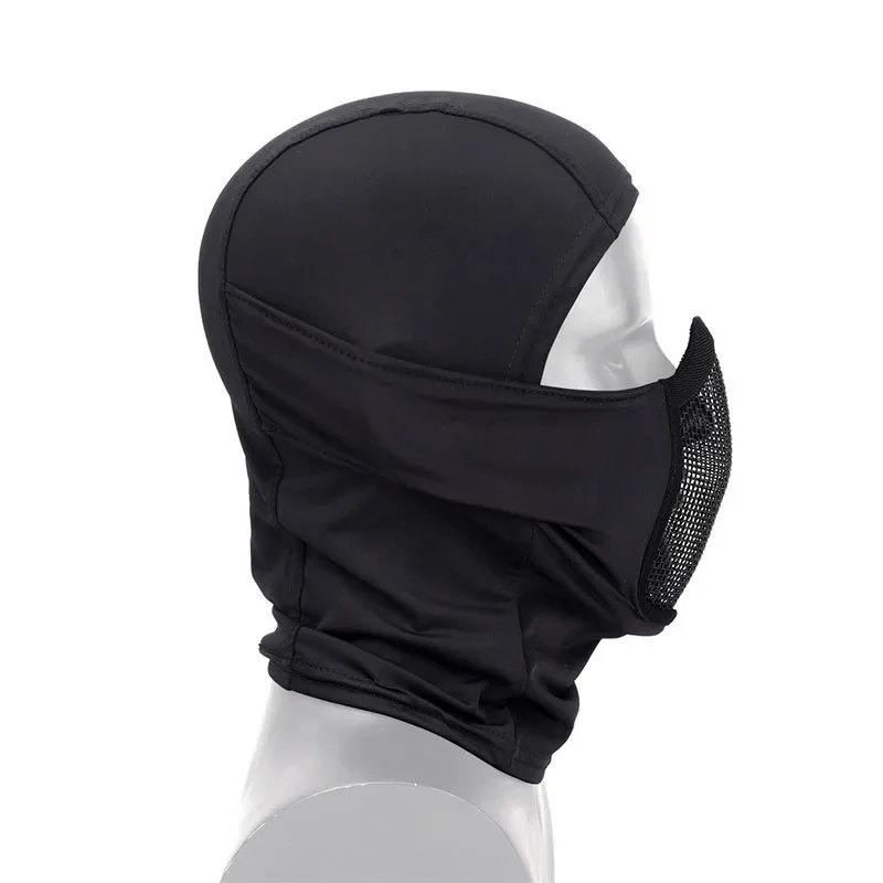 Máscara táctica malla metálica cara completa Airsoft Paintball - imagen 4
