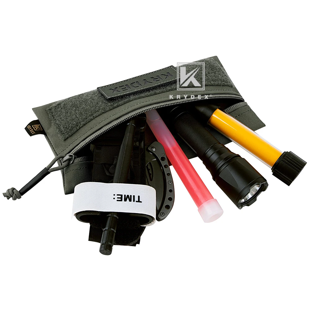 KRYDEX-chaleco táctico de caramelo, bolsa de Panel frontal, herramienta de utilidad, almacenamiento, gancho de bucle para MK3 MK4, aparejo de pecho, portador de placa, accesorio - imagen 5