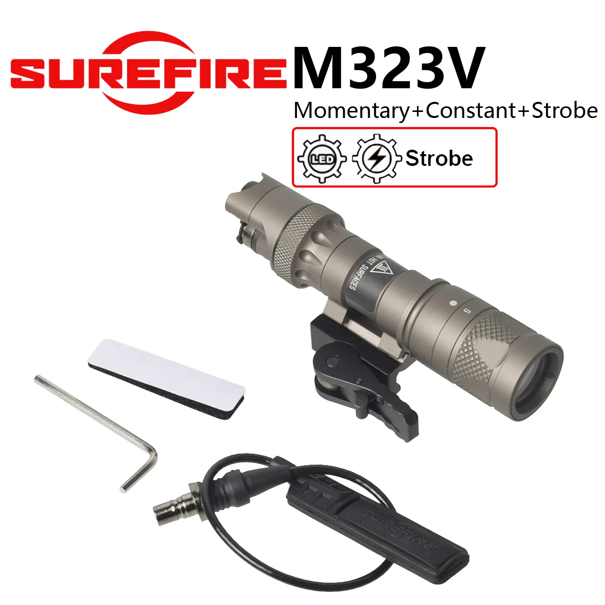 Linterna montada en rifle AR-15