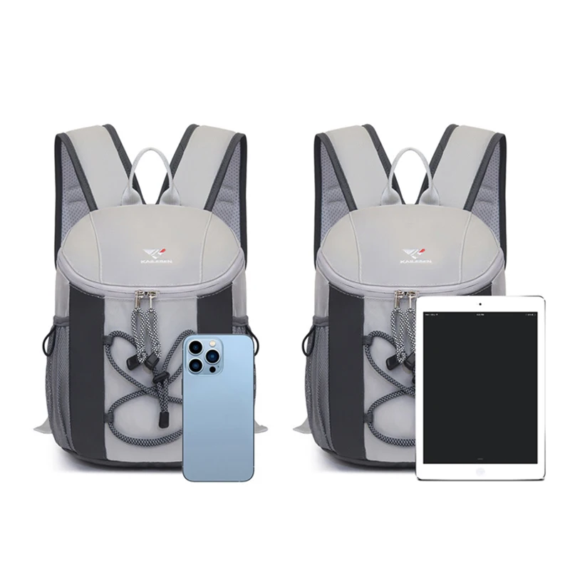 Mochila ligera con cordón, mochila de viaje para escalar, bolsa de senderismo para acampar al aire libre, bolso de hombro deportivo informal para fin de semana, Mini mochila escolar - imagen 4