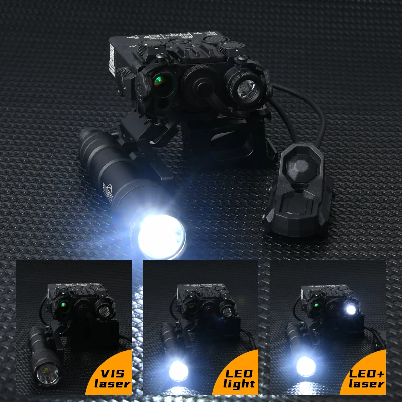 DBAL A2 Surefir UHP M300A M600C linterna AXON función de Control Dual interruptor de montaje Offset izquierda/derecha con caja de almacenamiento - imagen 4