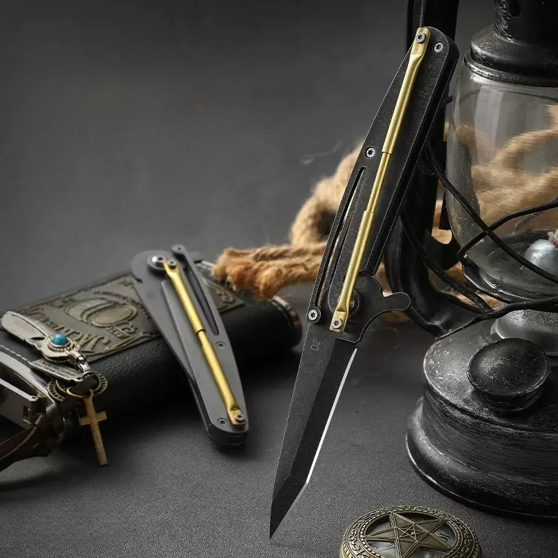 Cuchillo plegable táctico alta dureza – Exteriores y autodefensa - imagen 4