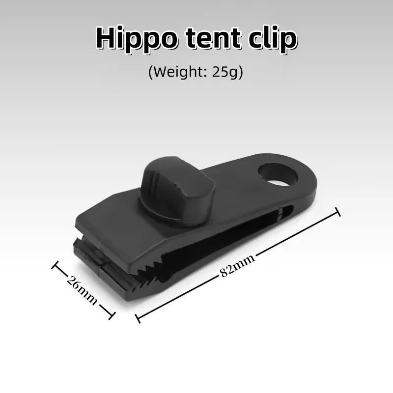 Clip de tienda de campaña para exteriores, hebilla de plástico fija, accesorios de plástico, clip de tienda reforzado, clip a prueba de viento - imagen 5