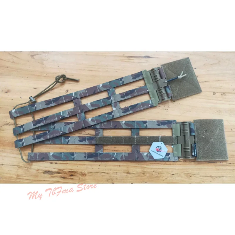 Chaleco táctico faja esquelética de 3 bandas con hebilla de liberación rápida sistema MOLLE para chaleco JPC AVS XPC - imagen 2