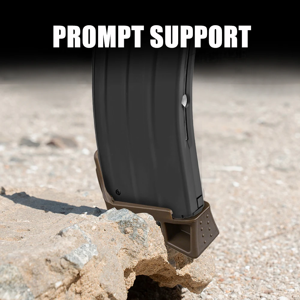 Base de revista táctica Airsoft GBB PMAG, funda inferior de extracción rápida con herramienta de ajuste de 2 uds para mira PEQ para accesorios de caza - imagen 4