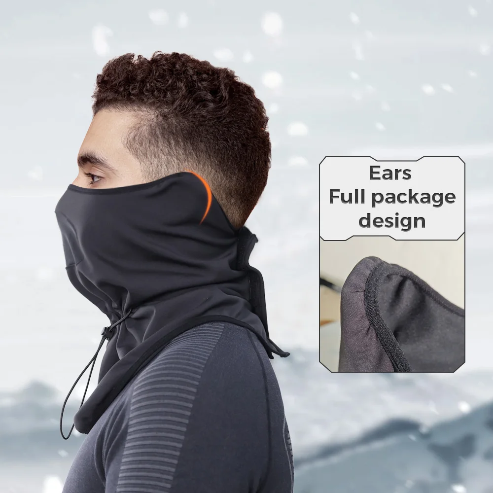 Máscaras de invierno, Bandana deportiva para la cara, calentador de cuello a prueba de viento, polaina para ciclismo al aire libre, esquí, correr, Camping, Snowboard, cubierta para las orejas para hombres y mujeres - imagen 4