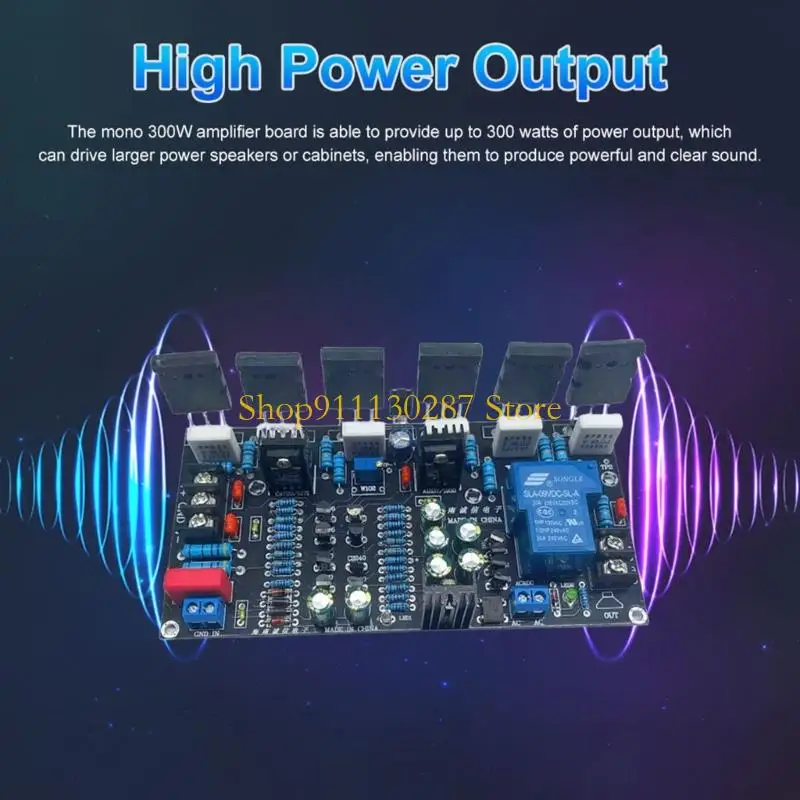 Módulo amplificador audios 300W alto rendimiento J1HC para sistemas altavoces exigentes - imagen 2