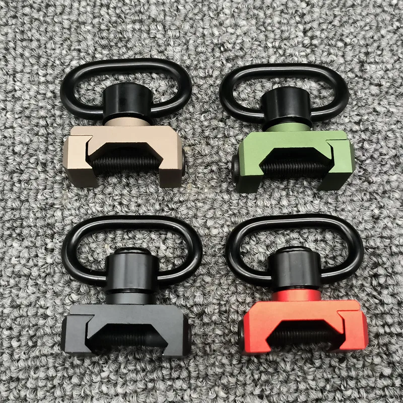 Rifle táctico CNC AR15 QD Sling accesorio montaje 20mm Picatinny Rail Sling montaje accesorios de caza - imagen 4