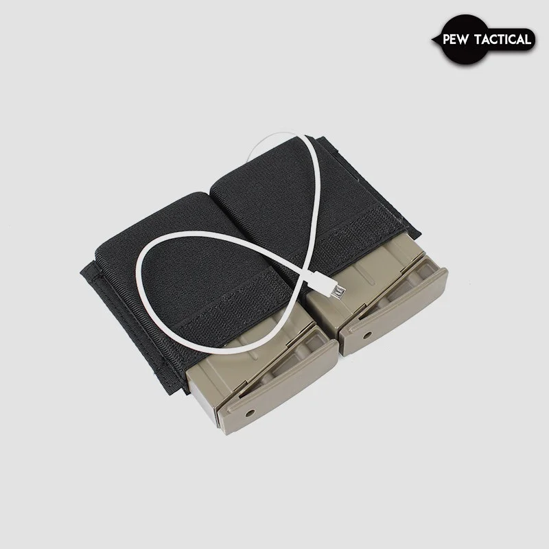 PEW TACTICAL doble 7,62 bolsa para revistas inserto elástico Buld-in Mag soporte con ganchos para plataforma de pecho MK3 MK4