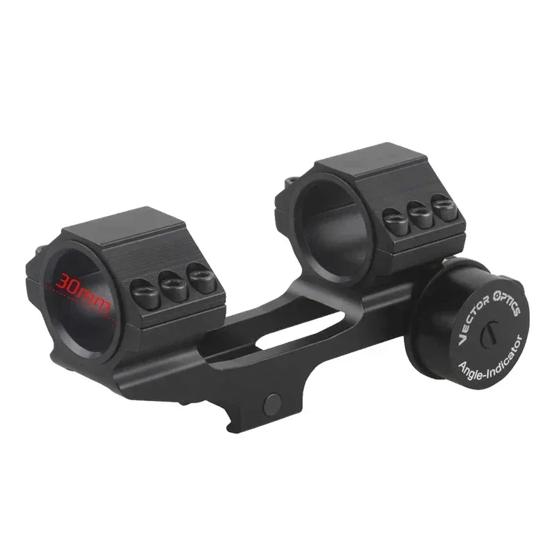 Óptica vectorial Indicador de ángulo de pieza de 30/34 mmones con nivel de burbuja Soporte de luz extra esqueletizado para mira telescópica - imagen 2
