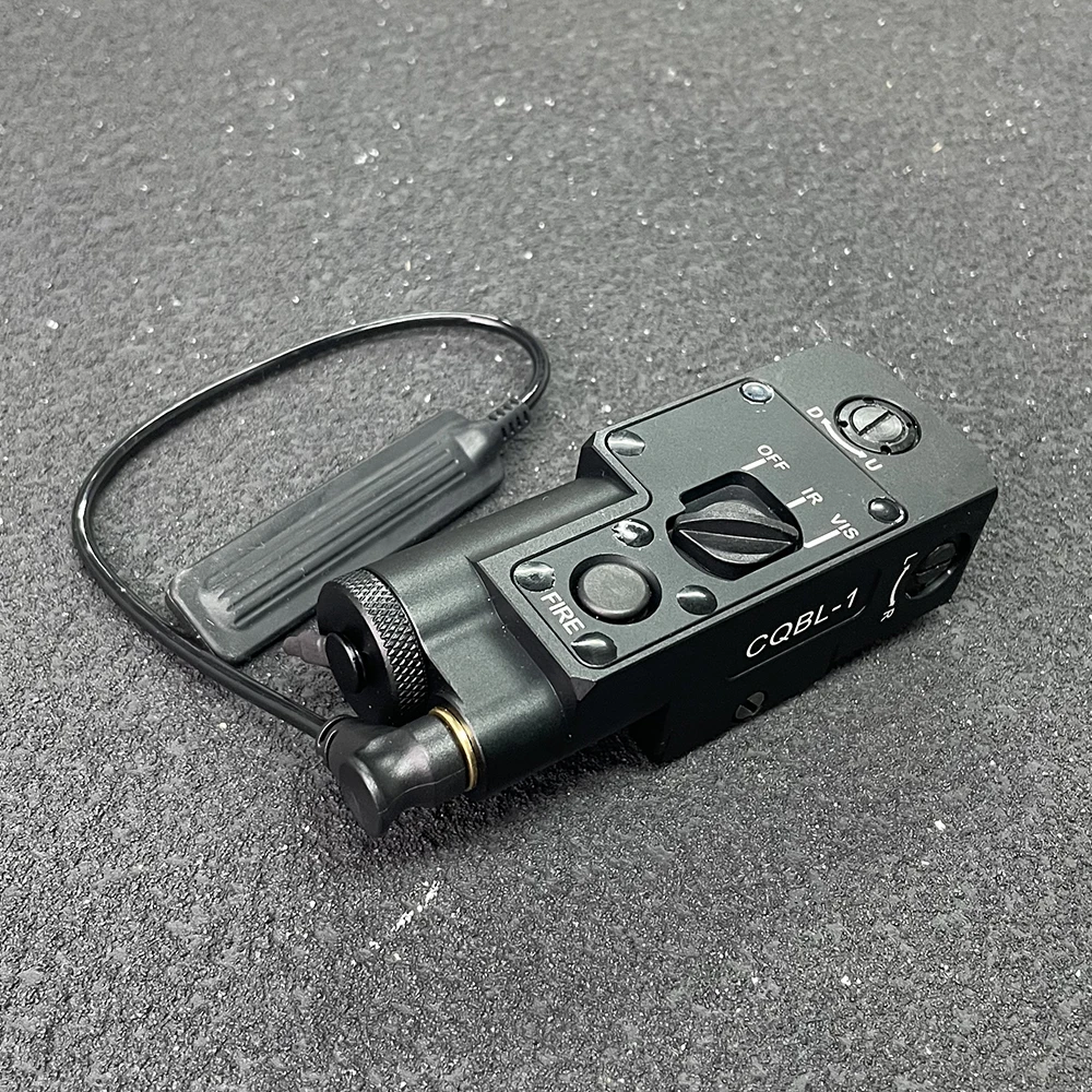 CQBL 1 mira láser táctica, indicador de puntero de puntería IR infrarrojo con interruptor de presión remoto compatible con riel de 20mm - imagen 4