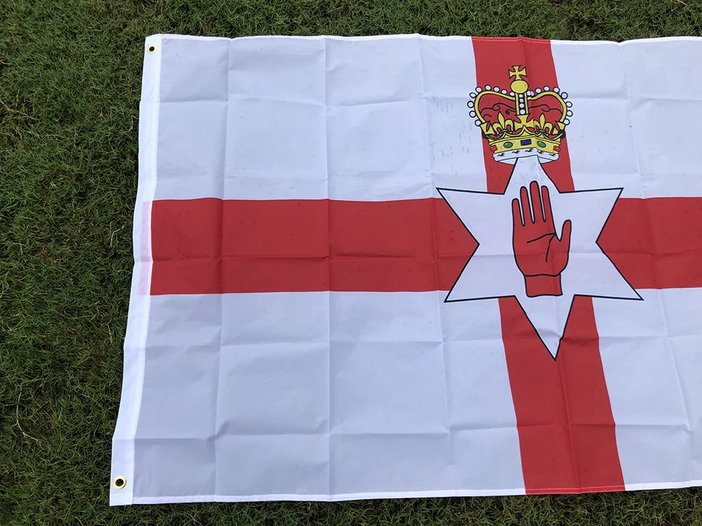 SKY FLAG Bandera de Irlanda del Norte poliéster alta calidad - imagen 5