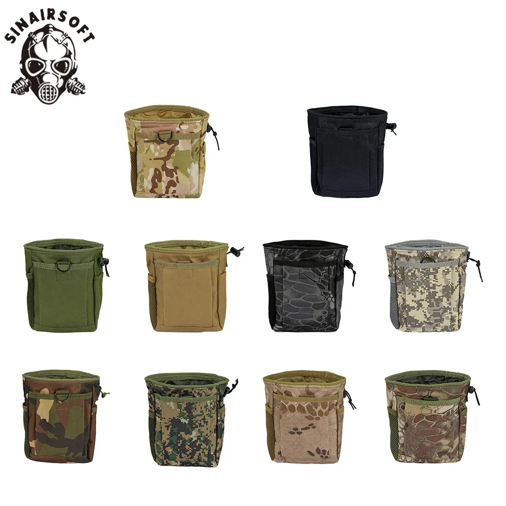 SINAIRSOFT-bolsa táctica Molle con cordón para revistas, cinturón de utilidad ajustable, funda para cadera, paquete de almacenamiento de munición para exteriores - imagen 2