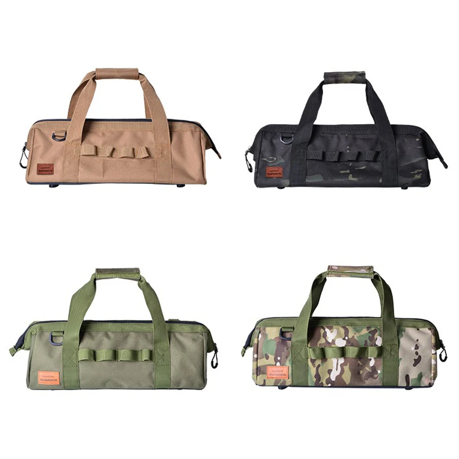 Bolsa de almacenamiento de clasificación de accesorios para tienda de campaña al aire libre 1000D, herramientas para tienda de campaña, accesorios para tienda, bolso con martillo para clavos para acampar - imagen 5