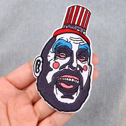Parche bordado payaso divertido para ropa Halloween bricolaje planchar