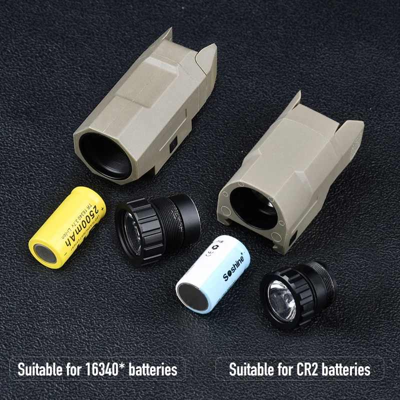 Minilinterna WML-X táctica, luz blanca estroboscópica, 3 modos, 20mm, riel Picatinny, Arma de caza, accesorios colgantes de explorador - imagen 3