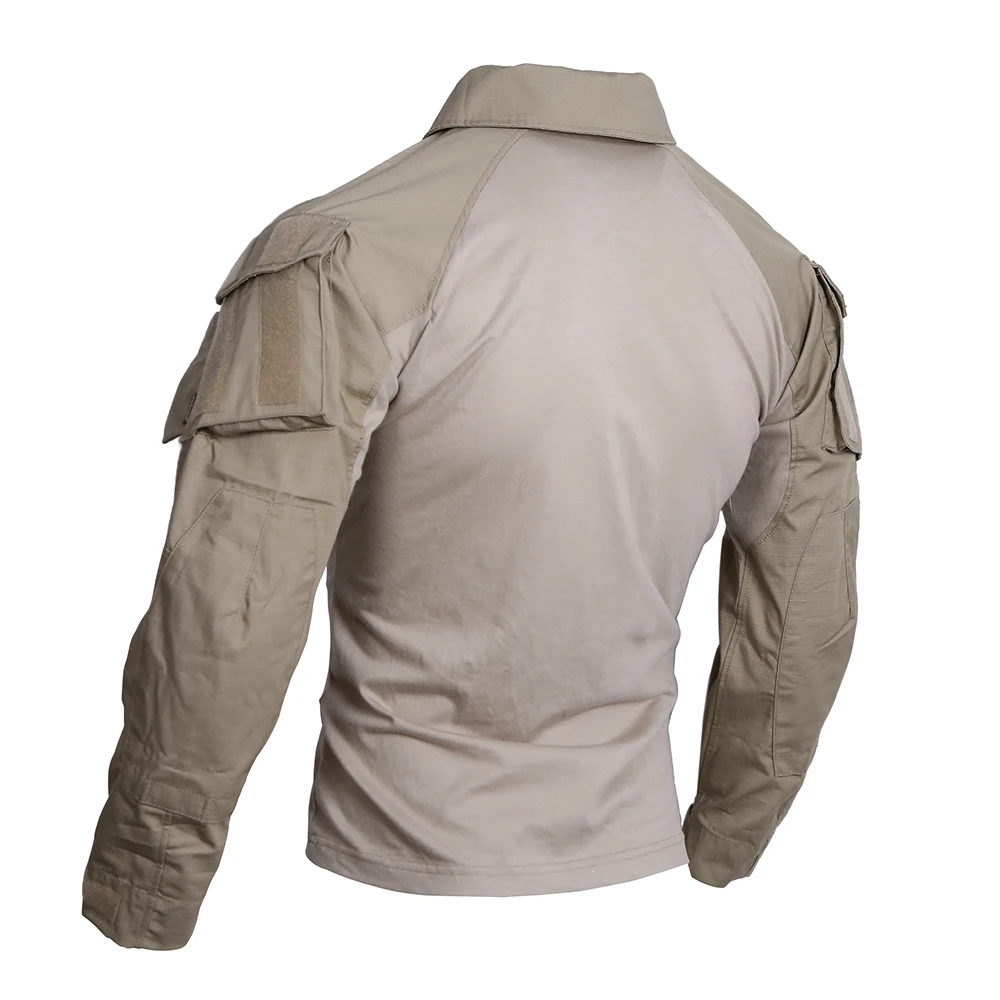 Emersongear-camisas de combate G3, ropa táctica para hombre, senderismo, caza, camisetas de camuflaje al aire libre, entrenamiento deportivo, Airsoft KH - imagen 5