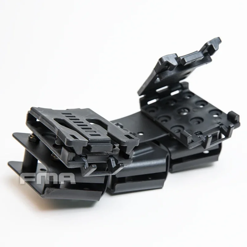 FMA IPSC USPSA IDPA caza Clase abierta revista bolsa ajuste 9mm velocidad de competición pistola Mag funda Airsoft 3 uds soporte de cinturón - imagen 4