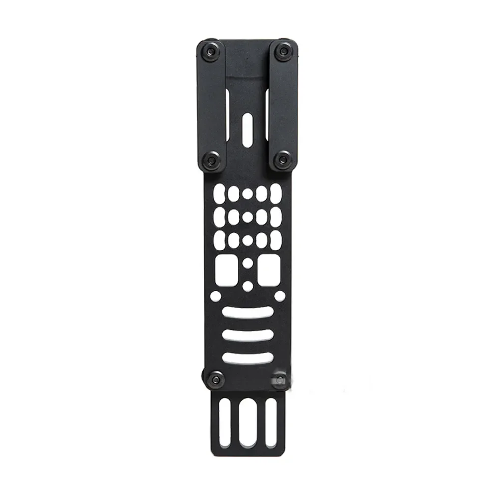 Adaptador de funda Modular táctica, Kit de correa para pierna MHA LSK, 3 orificios MOLLE, placas receptoras de horquilla QLS ajustables para adaptador G19 - imagen 3