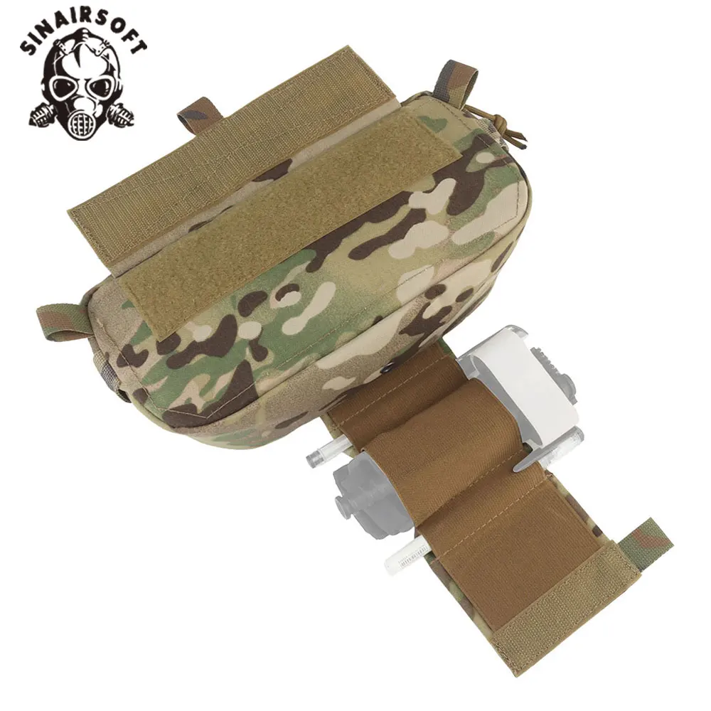 Bolsa de suspensión táctica, paquete colgante Abdominal compacto, bolso de hombro de liberación rápida, integra chaleco de caza, portador de placa Airsoft - imagen 5