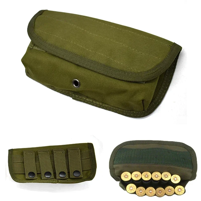 Accesorios para chaleco táctico, soporte para balas de Rifle Sinper, bolsa de transporte para cartuchos de calibre 12, bolsa para sistema Molle