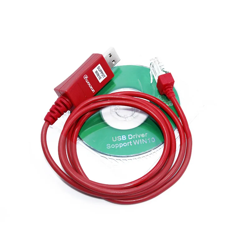 Cable de programación USB WOUXUN y CD para KGD1P KG8D KG9D TYT KENWODD BAOFENG Ham Radio PC lectura escritura accesorio de línea de programa de datos
