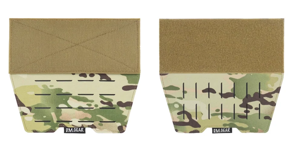 MCBK MC CB BK WG Chaleco para deportes al aire libre MOLLE Placa de protección JJ de doble cara El Abdomen - imagen 4