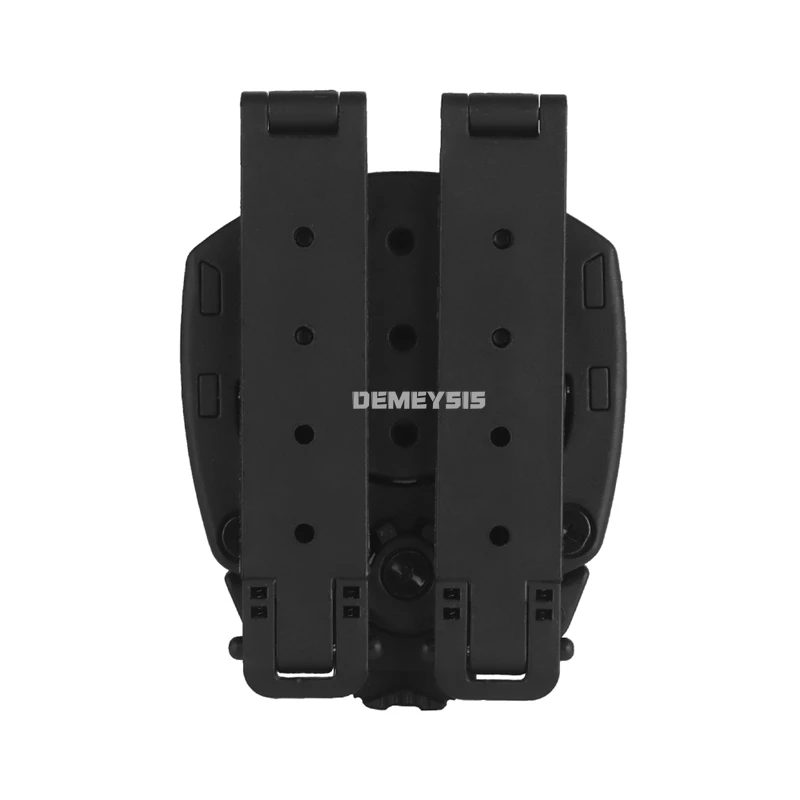 Adaptador de funda de pistolas tácticas, accesorios de funda de tiro Modular giratoria de 360 grados, Base de funda de caza, montaje MOLLE - imagen 3