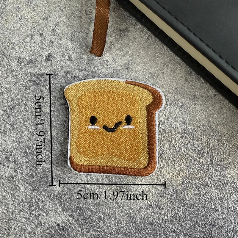 Mantequilla de maní y gelatina, bonito parche bordado con gancho y bucle, insignia de moral, ropa de dibujos animados para niños, pegatinas Diy, parche para mochila - imagen 4