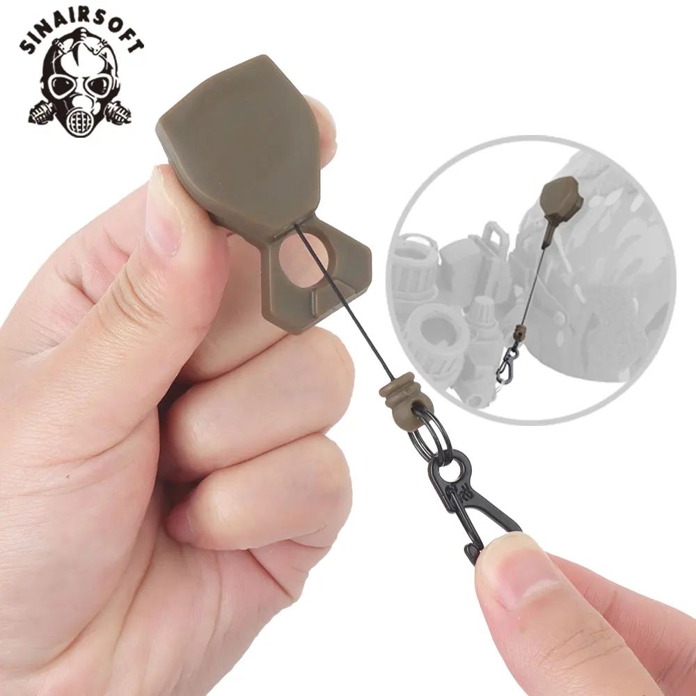 SINAIRSOFT-casco táctico L4G69/VAS NVG, cordón de montaje, cuerda antipérdida para modelo de visión nocturna fija, accesorios para casco