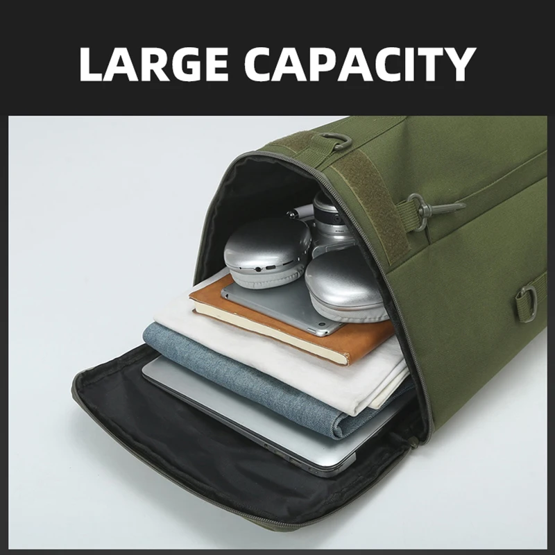 Mochila para escalar al aire libre, gran capacidad, deportes, viajes, pesca, Camping, senderismo, montar, bolso de hombro, bolso de equipaje de viaje portátil - imagen 5