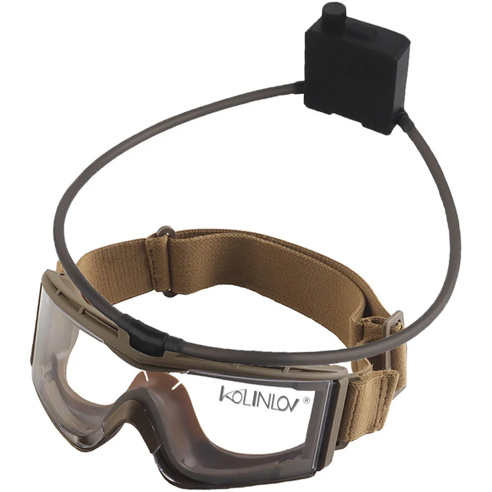 Gafas tácticas antivaho con ventilador para airsoft, tiro y outdoor