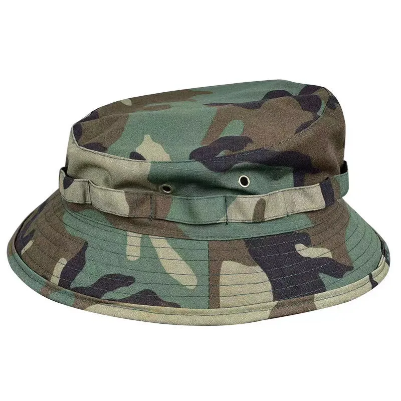 Gorra de camuflaje táctico para hombre y mujer, gorro militar para deportes al aire libre, sol, Bonnie, cubo, pesca, senderismo, caza, escalada - imagen 5